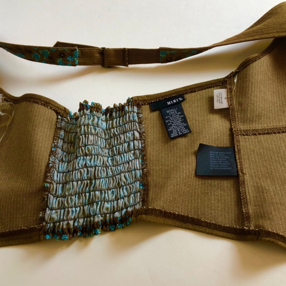 Brown Tailored Pinstripes Button Front Vest - Picture 8 of 13